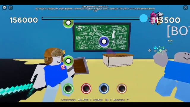 corrupted hero friday night Bloxxin' (FNB) (HARD MODE) 2022 revamp video смотреть онлайн