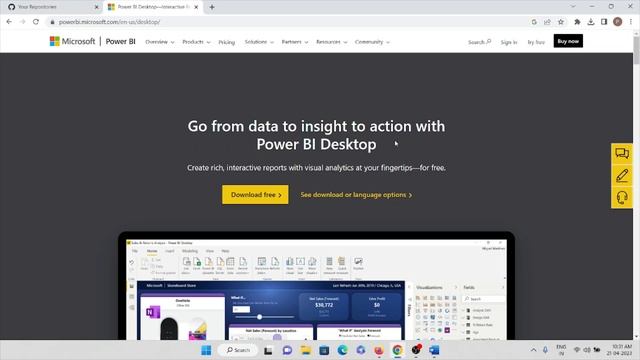 How to install Power BI in 2023 | Power BI | visualization tool смотреть онлайн