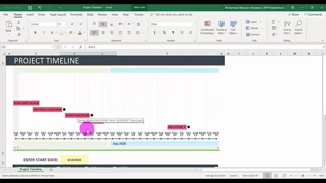 Creating Project Timelines in Microsoft excel 2016 смотреть онлайн