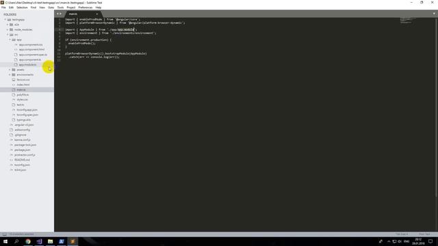 1. angular структура проекта смотреть онлайн