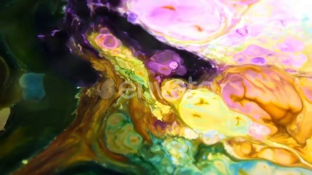 Vibrant Colours Paint Swirling Explosion | Stock Footage - Envato elements смотреть онлайн