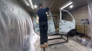 покраска дверей газель