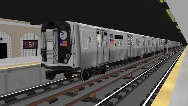 OpenBVE: How I Think The R211 Will Turn Out (R153 Making Stop At 181st Street Station on the A) смотреть онлайн