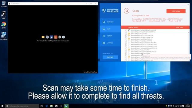 Removing Air Media Player using Safebytes Anti-Malware смотреть онлайн
