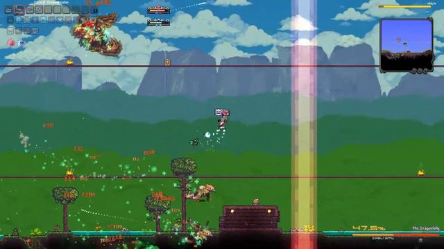 Terraria Calamity - Dragonfolly Boss Fight - Revengeance Mode смотреть онлайн