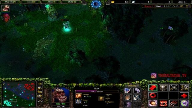 DOTA NAIX + SHAKER COMBO KILLING ALL!!! (BALTA + GAMBLE) смотреть онлайн