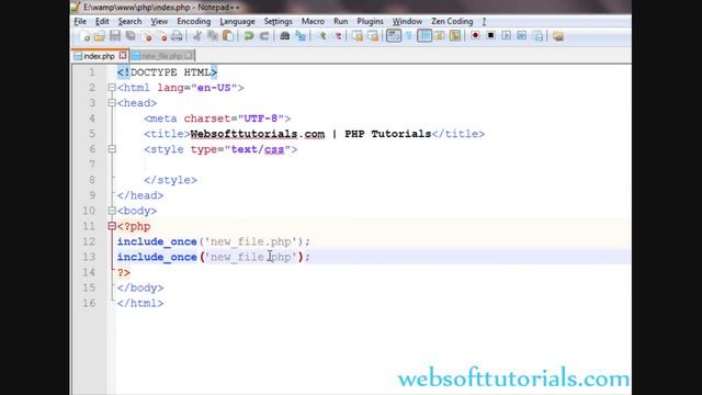 Php tutorials for beginners - 35 - include_once() and require_once functions in php смотреть онлайн