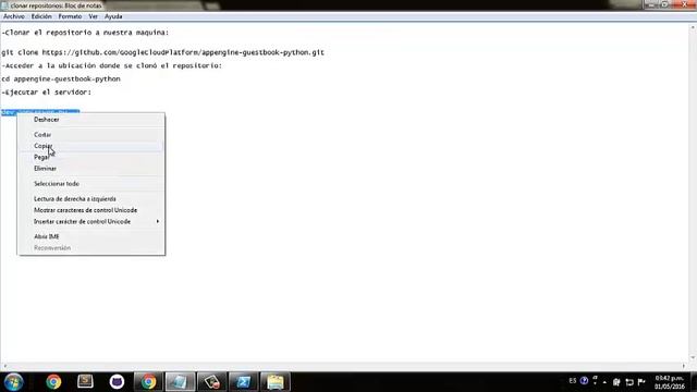 (Windows) Tutorial: Aplicación en App Engine con Google Datastore en Python. смотреть онлайн