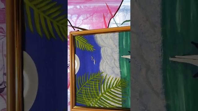 Моя Четвёртая Картина ❤️ Морской Пейзаж Гуашью смотреть онлайн