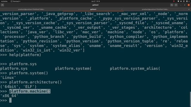 Python platform module смотреть онлайн