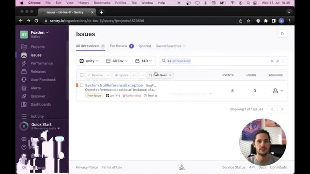 Sentry Unity SDK смотреть онлайн