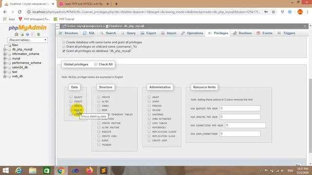 Part 3 - PHP and Mysqli Starter - Create and Remove User смотреть онлайн
