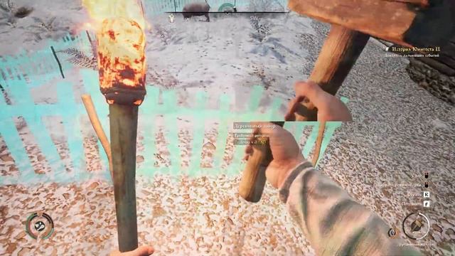 Прохождение Medieval Dynasty #18 - Постройка забора (Зима 2) смотреть онлайн