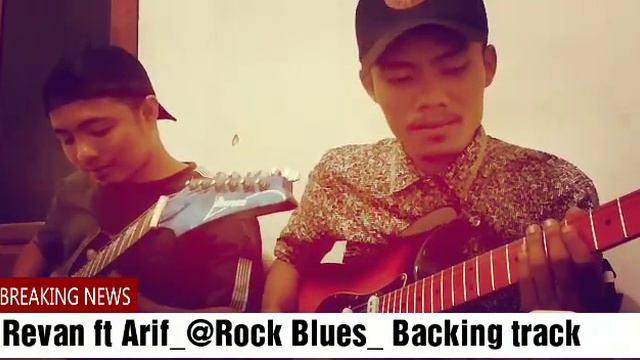 Guitaris Kren_Revan ft Arif_Rock Blues_Backing track смотреть онлайн