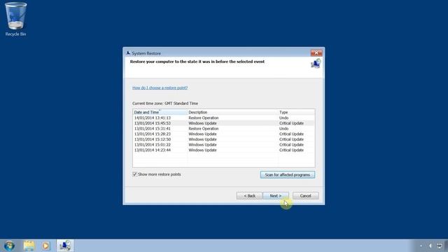 System Restore Windows 7: restore your computer to an earlier time and date смотреть онлайн