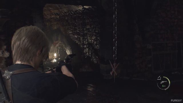 Resident Evil 4 Remake - Leon Vs Garrador Blind Monster Mini Boss Fight PS5 смотреть онлайн