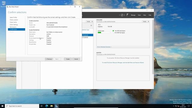 Setting up a SMB file share on Windows server 2022 - Can a linux geek do it :D смотреть онлайн