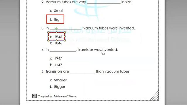Worksheet # 1 , 2 and 3 (Computer Class 3) смотреть онлайн