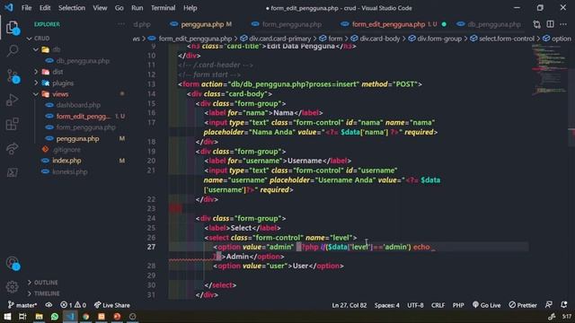 CRUD : PHP - MySQL -- 06. Upate Record смотреть онлайн