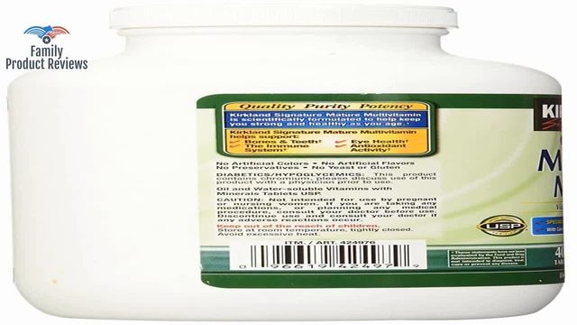 Kirkland Signature Mature Adult Multi Vitamin Tablets - 400 ct смотреть онлайн