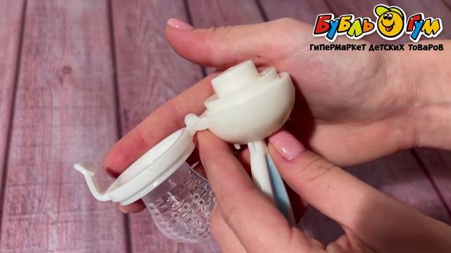 Ниблер ROXY KIDS BUNNY TWIST синие ушки с силиконовой сеточкой с 6мес смотреть онлайн