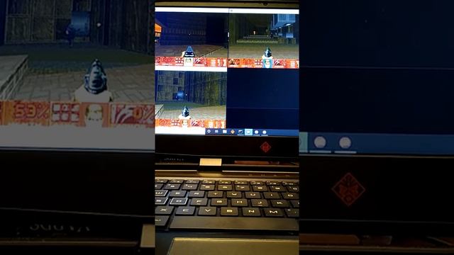 LZDoom 3 player local "splitscreen" смотреть онлайн