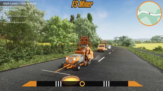 What is that weird machine ??? - Road Maintenance Simulator - Mark Lanes At Country Road PS5 PS4 PC смотреть онлайн