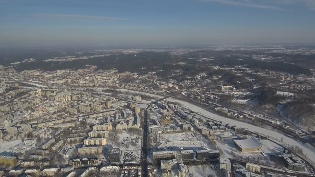 Вильнюс с высоты птичьего полёта смотреть онлайн