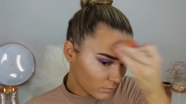 How To Slay Purple Eyeshadow | Full Face Makeup Tutorial смотреть онлайн