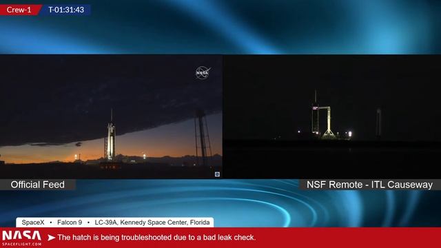SpaceX Crew-1 – NASA and JAXA Astronauts Launch on Falcon 9 смотреть онлайн