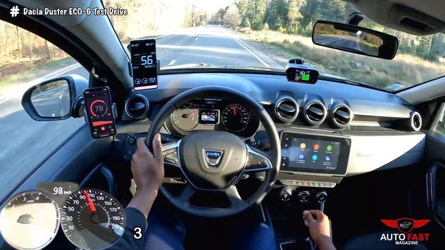 2022 Dacia Duster ECO-G 100 | ACCELERATION & TEST DRIVE смотреть онлайн