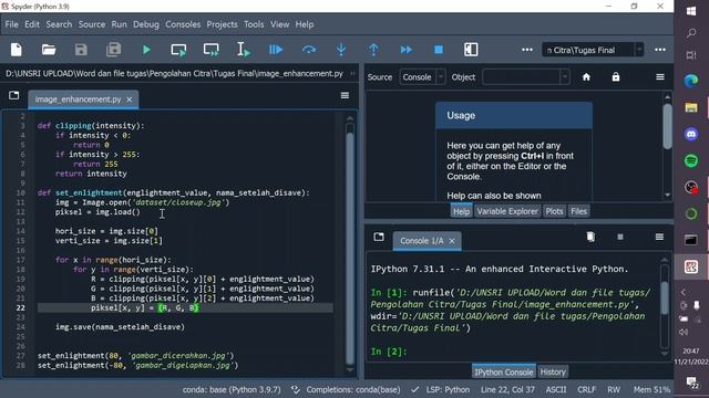 Image Enhancement Python смотреть онлайн