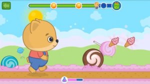 Car Games for Toddlers Bimi Boo Kids Educational Adventure # 1 (Candy World)