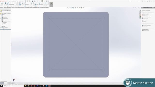 SOLIDWORKS 2022 Sheet Metal Tutorial #1: Base / Flat Plates смотреть онлайн