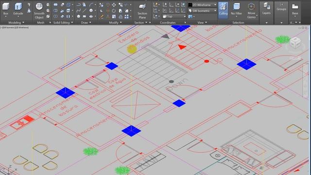 1RA PARTE MODELO AUTOCAD EDIFICIO 16 NIVELES смотреть онлайн