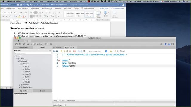 SQL 3 - Utiliser MySql Workbench смотреть онлайн