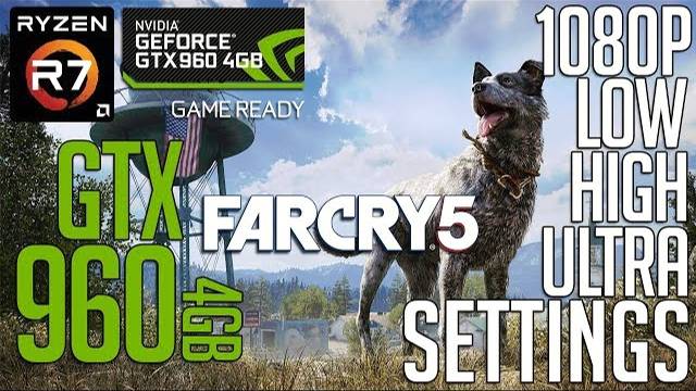GTX 960 4gb on Far Cry 5! 1080p Benchmark Test! смотреть онлайн