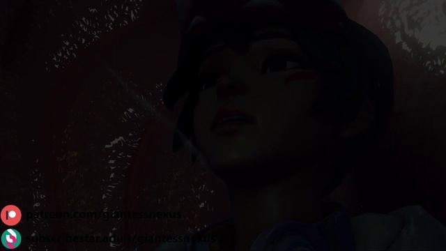 Giantess Tracer Growth/Vore Animation