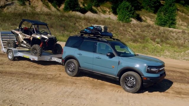 2021 Ford Bronco Sport Adventure Concepts – Trail Rig | TOW RZR | Off-Roadeo Adventure Patrol смотреть онлайн