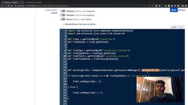 ScriptRunner - Make Issue Links Mandatory using Behaviours смотреть онлайн