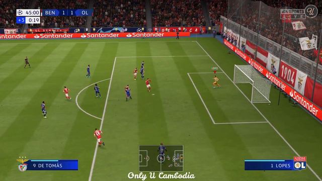FIFA 20 | UEFA Champions League 19-20 Benfica vs Lyonnais | Gameplay PC смотреть онлайн