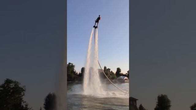 как правильно летать / кататься на флайборде Fly Board. Сальто на флайборде #flyboard .