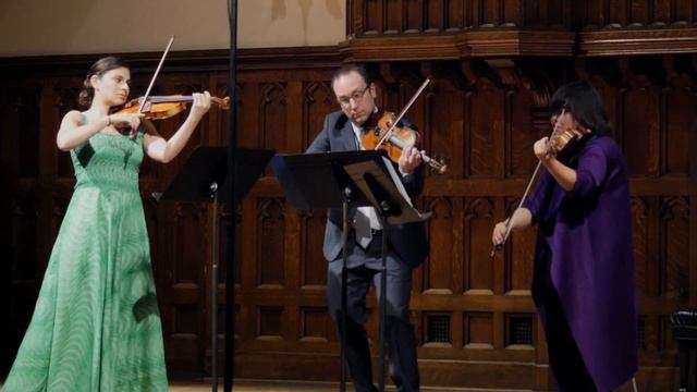 Kodaly: Serenade For Two Violins And Viola, Mvt I - ChamberFest Cleveland (2014)