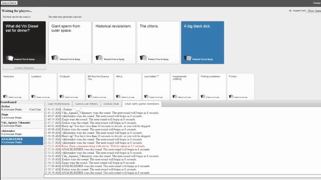 OMG | CARDS AGAINST HUMANITY смотреть онлайн