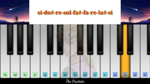 ⚪ Giorno's Theme Piano Tutorial || Perfect Piano (Notas + Midi) [GRATIS] смотреть онлайн