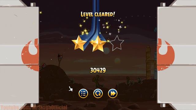Angry Birds Star Wars - Tatooine 1-9 3 Stars Walkthrough Highscore Star Wars Tatooine Level 1-9 смотреть онлайн