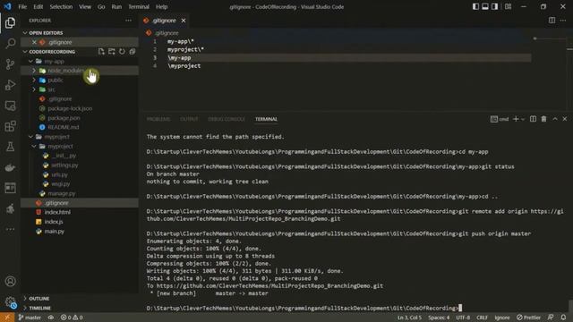 Multimodule Projects in Git - Part2: Git Branching смотреть онлайн