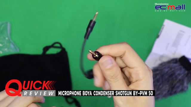 Quick Review : MICROPHONE BOYA CONDENSER SHOTGUN BY-PVM 50 смотреть онлайн