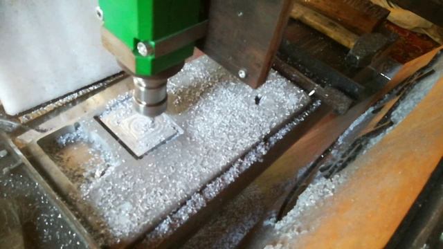 Мой станок в деле. Детали из алюминия. смотреть онлайн