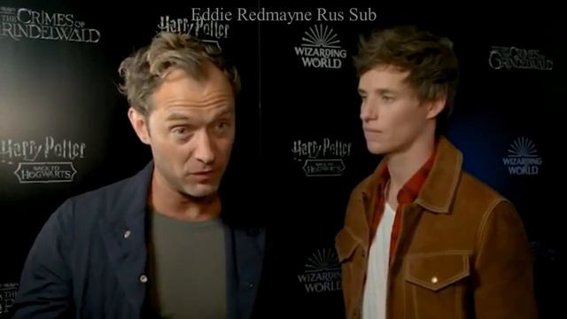 Эдди Редмэйн и Джуд Лоу о Хогвартсе (субтитры) смотреть онлайн